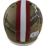 Fred Warner Autographed San Francisco 49ers Camo Mini Helmet Beckett 49546