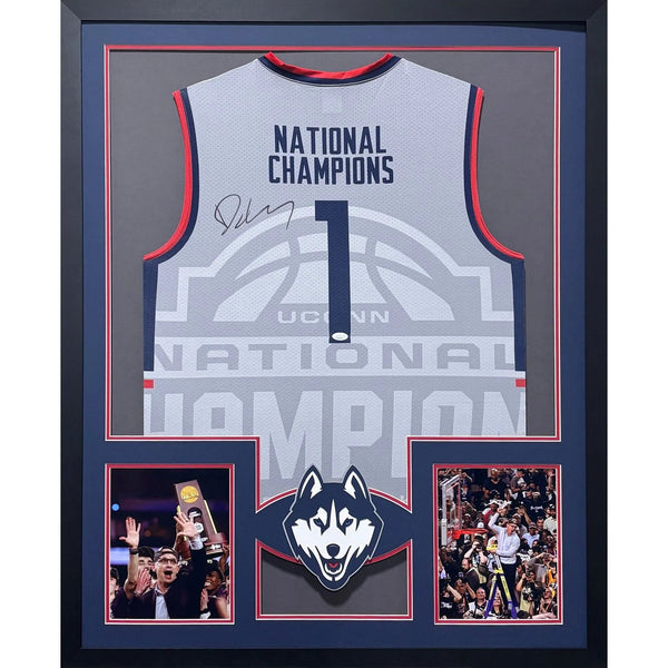 Dan Hurley Autographed Signed Framed Uconn Huskies Jersey JSA