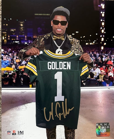 MATTHEW GOLDEN - Green Bay Packers NFL Receiver - Signed 8x10 Photo AUTO #2