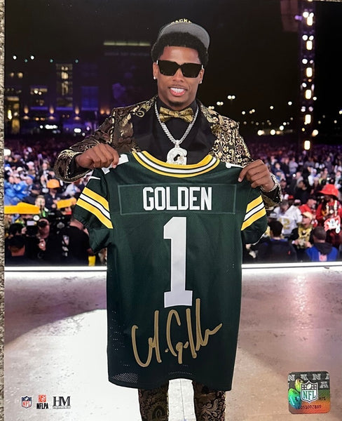 MATTHEW GOLDEN - Green Bay Packers NFL Receiver - Signed 8x10 Photo AUTO #2