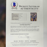Autographed/Signed Lionel Leo Messi FC Barcelona 12x16 Photo Beckett BAS COA #2