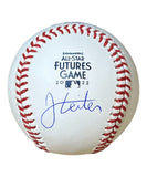 Jack Leiter Autographed ROMLB Baseball Texas Rangers 22 Futures Game FAN 41135