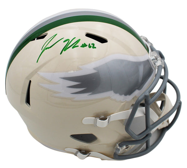 Jason Kelce Signed Philadelphia Eagles Speed Full Size Retro NFL Helmet