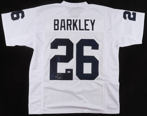 Saquon Barkley Signed Penn State Nittany Lions Jersey (Beckett) Eagles S.B. LIX