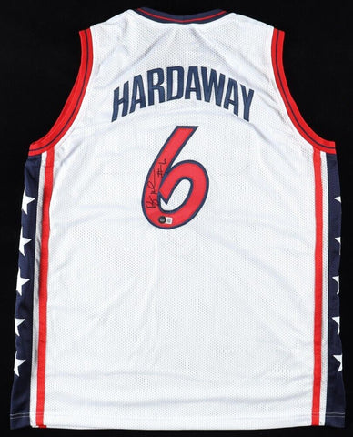 Anfernee "Penny" Hardaway Signed 1996 Team USA Jersey (Beckett) Orlando Magic