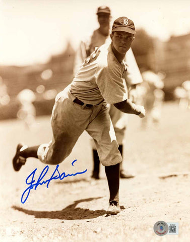 John Sain Autographed/Signed Boston Braves 8x10 Photo Beckett 51127