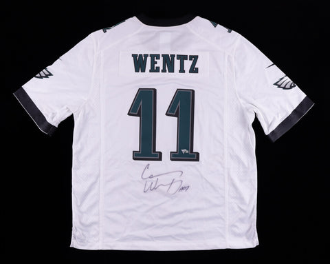 Carson Wentz Signed Philadelphia Eagles Nike Jersey /Fanatics Hologram