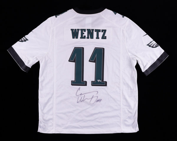 Carson Wentz Signed Philadelphia Eagles Nike Jersey /Fanatics Hologram