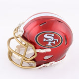 ELIJAH MITCHELL SIGNED 49ERS FLASH SPEED MINI HELMET BECKETT COA