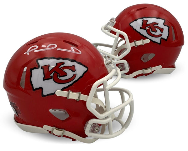 Patrick Mahomes Autographed Kansas City Chiefs Football Mini Helmet Beckett