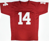 Sam Bradford Autographed Crimson College Style Jersey - Beckett W Hologram