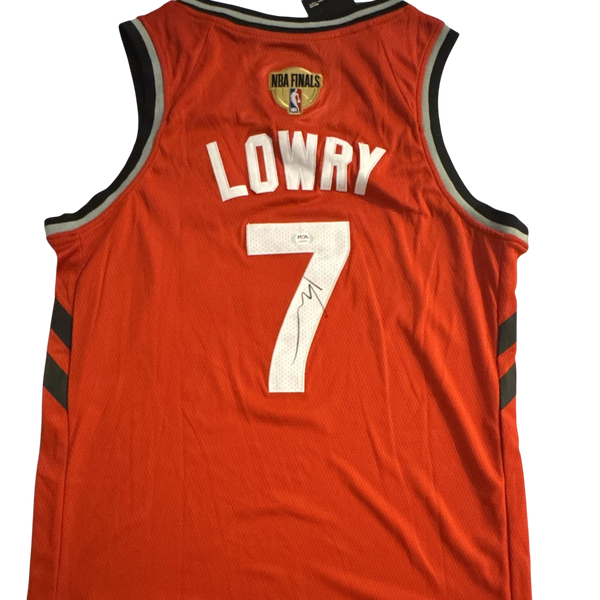 Kyle Lowry Signed Jersey PSA Toronto Raptors Autographed