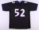 Ray Lewis Signed Ravens Jersey (JSA QR) 13xPro Bowl L.B / 2xSuper Bowl Champion