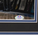 Penny Hardaway Signed Framed Orlando Magic 16x20 Photo VS Michael Jordan PSA