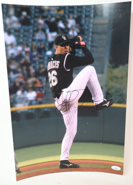 Jeff Francis Autographed 11x14 Photo -- Colorado Rockies | JSA COA