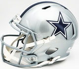 DEZ BRYANT AUTOGRAPHED COWBOYS SILVER FULL SIZE HELMET BECKETT WITNESS 230225