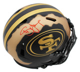 Steve Young Signed San Francisco 49ers Speed Authentic Eclipse Ripped NFL Helmet