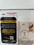 Hank Aaron Autographed 1982 Cooperstown HOF Induction Gateway Stamp Envelope JSA