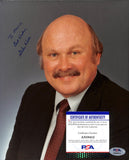 Galen Hall Signed/Auto/Inscribed 8x10 Photo Florida Gators PSA/DNA 185228
