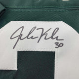 Framed Autographed/Signed John Kuhn 33x42 Green Bay Green Jersey PSA/DNA COA