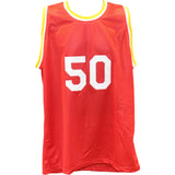 Ralph Sampson Autographed Pro Style Red XL Jersey HOF Beckett Witness 49737