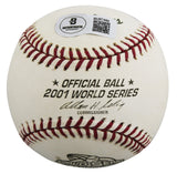 D-Backs Mark Grace Signed 2001 World Series Logo OML Baseball BAS #BU87486