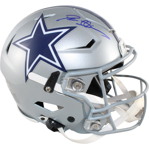 Deion Sanders Autographed Dallas Cowboys SpeedFlex Helmet Beckett Witness 51750