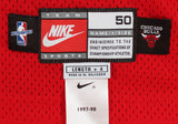 Bulls Michael Jordan Signed Red Authentic Nike Jersey UDA & BAS #AD04351