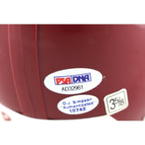 O.J. Simpson Autographed/SIgned USC Trojans VSR4 Mini Helmet Heisman PSA 52749