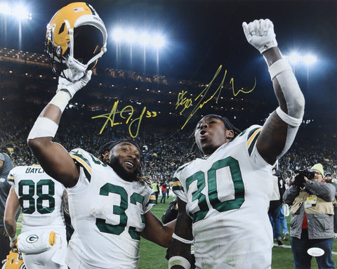 AARON JONES & JAMAAL WILLIAMS AUTOGRAPHED GREEN BAY PACKERS 16x20 PHOTO JSA