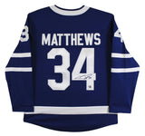 Maple Leafs Auston Matthews Signed Blue Fanatics Breakaway Jersey Fanatics
