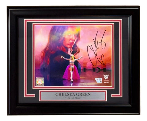 Chelsea Green Signed Framed 8x10 WWE Entrance Photo Fanatics