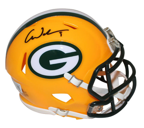 Christian Watson Autographed Green Bay Packers Speed Mini Helmet BAS 38203
