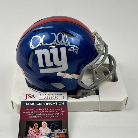 Autographed/Signed Darren Waller New York Giants Mini Football Helmet JSA COA