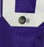 Purple People Eaters Multi Signed Custom Purple ProStyle Football Jersey BAS