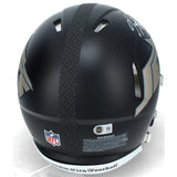 Breece Hall Autographed Jets Black Rivalries Speed Authentic Helmet Beckett