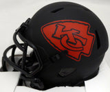 TYRANN MATHIEU AUTOGRAPHED CHIEFS ECLIPSE BLACK SPEED MINI HELMET BECKETT 185747