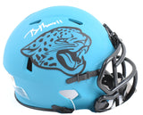 Brian Thomas Jr. Autographed Jaguars Rave Speed Mini Helmet - Fanatics *White