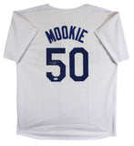 Mookie Betts Authentic Signed White Pro Style Jersey Autographed JSA 2