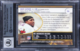 Ravens Ray Lewis Signed 2001 Finest #36 Card Auto Graded Mint 10! BAS Slabbed