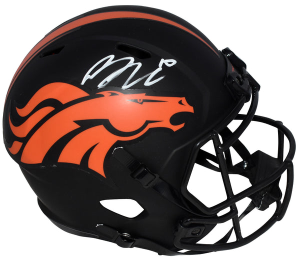 BO NIX AUTOGRAPHED DENVER BRONCOS ECLIPSE FULL SIZE SPEED HELMET BECKETT