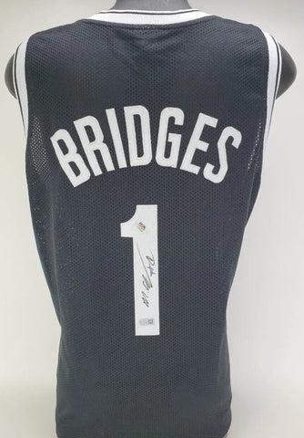 Mikal Bridges Signed Brooklyn Nets Jersey (PSA COA) 2018 1st Rnd Pk 10th Overall