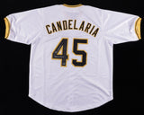 John Candelaria Signed Pirates Jersey Inscribed "79 W.S. Champs" (RSA Hologram)