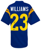 Kyren Williams (RAMS) Signed Blue Custom Football Jersey - (BECKETT COA)