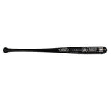 Rickey Henderson Signed Cooperstown Hall of Fame Black MLB Bat - "Man of Steel"