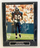 Rod Smith Autographed Denver Broncos (Navy) 8x10 Photo w/ Plaque Beckett COA