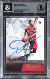 Raptors DeMar DeRozan Authentic Signed 2014 Prestige #68 Card BAS Slabbed