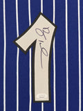 FRAMED ORLANDO MAGIC PENNY HARDAWAY AUTOGRAPHED SIGNED JERSEY JSA COA