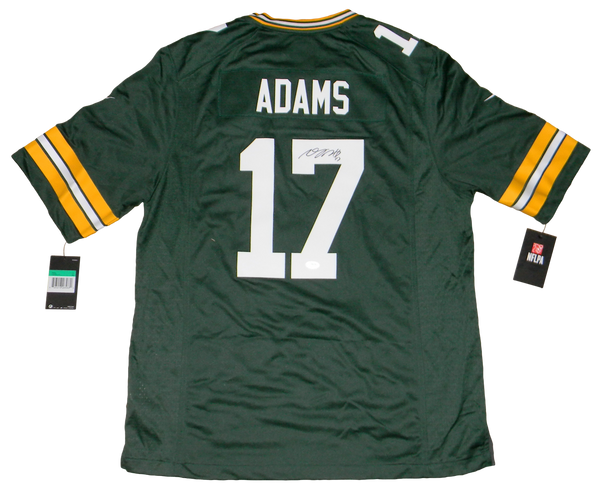 DAVANTE ADAMS SIGNED AUTOGRAPHED GREEN BAY PACKERS #17 NIKE GAME JERSEY JSA