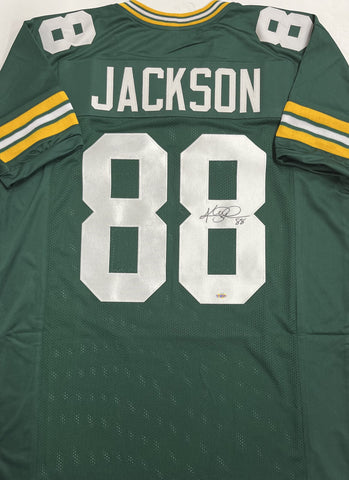 Packers SB XXXI Champ KEITH JACKSON Signed Custom Replica Green Jersey AUTO -JSA